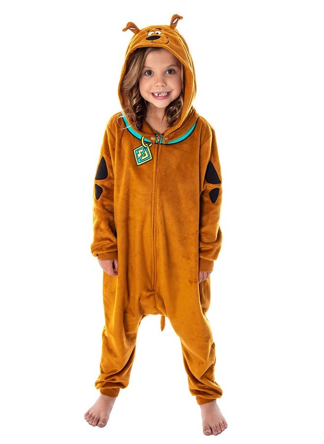 INTIMO INTIMO Scooby Doo Kids Hooded Character Union Suit Lounge One-Piece Pajama Loungewear Sleepwear For Girls Boys (X-Large, 14/16)  - Image 5