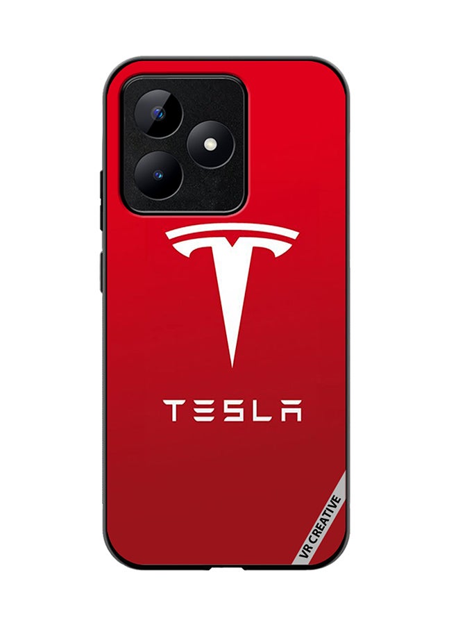 VR CREATIVE Protective Case Cover For Realme C53 Tesla Design Multicolour - Image 1