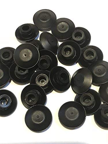 Caplugs 1/4" (0.25 inch) Flush Mount Black Plastic Body and Sheet Metal Hole Plug - Qty 25 - Image 4