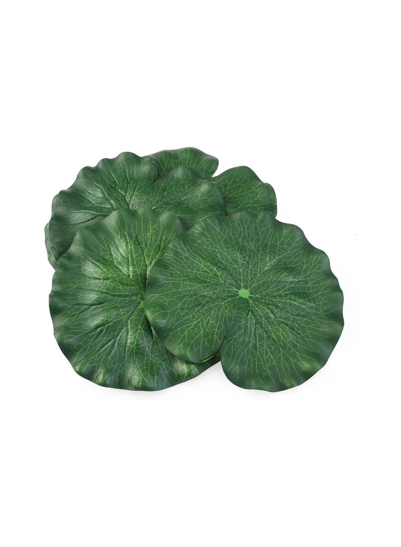 GGOOT Aquarium Fish Tank Garden Pond Floating Lotus Decoration 18CM - 10 Pieces  - Image 1