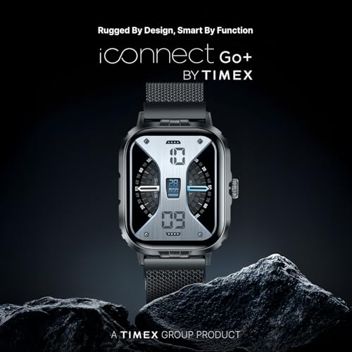 TIMEX iConnect Go+ 1.83"(4.64 cm) Display with Metallic Body and BT Calling Smartwatch for Unisex - TWIXW1002T - Image 3