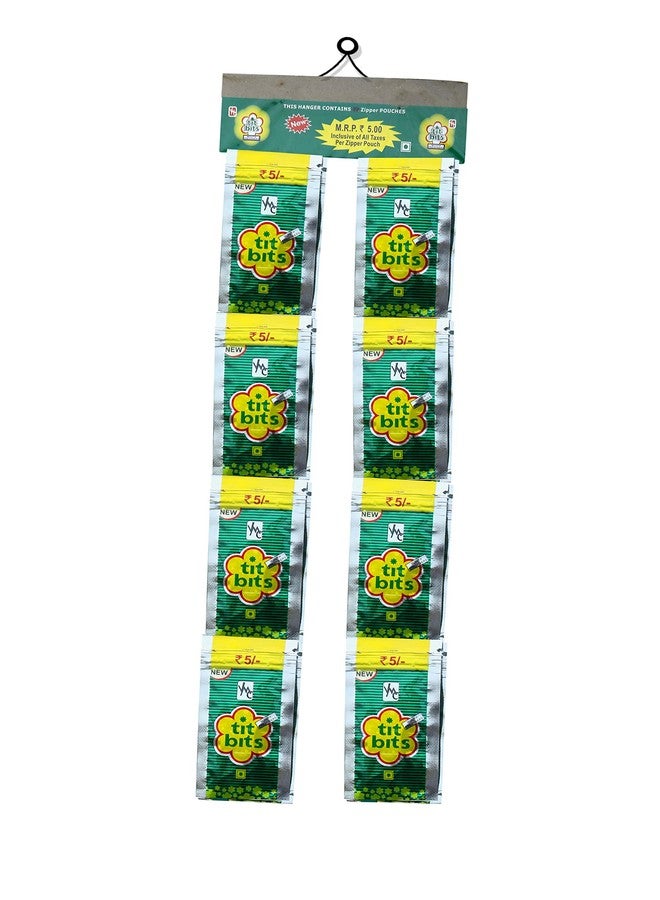 Titbits Digestive Hygiene Zipper Mouth Freshener Pack - Paan Flavor (24 pcs per pack, Pack of 3) with 3 Hangers - Image 1