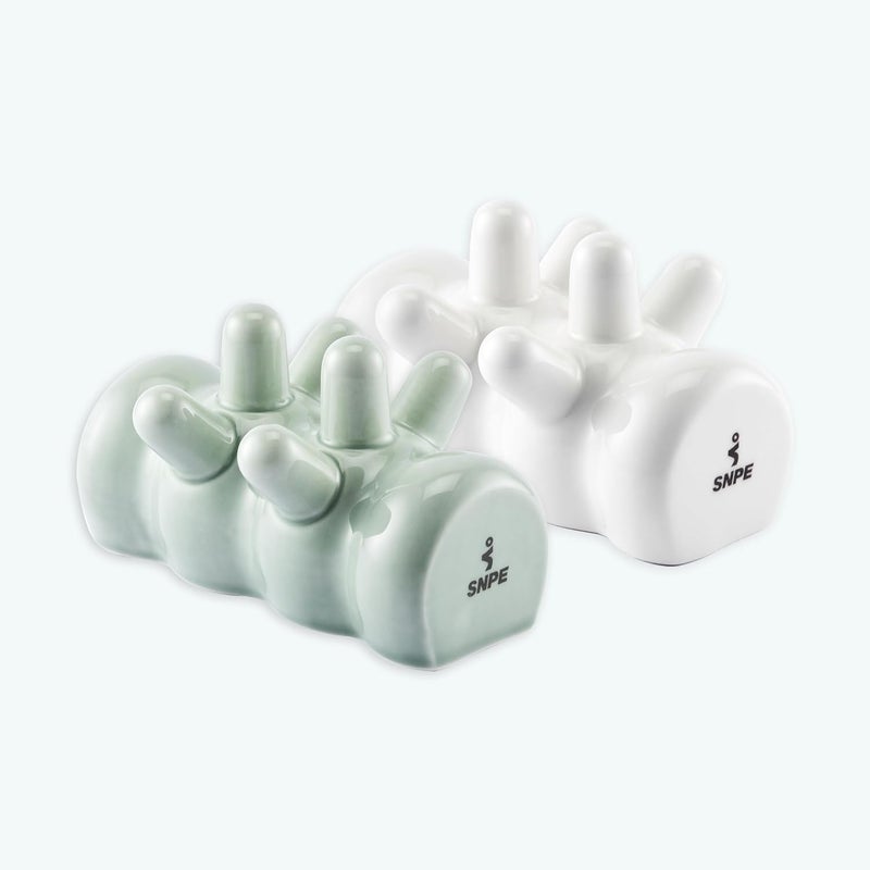 ThermaTouch Acupressure Massager Alleviate Muscle Tension and Enhance The Therapeutic Effects with its Remarkable Heat Retention Properties Providing an Elevated Experience White