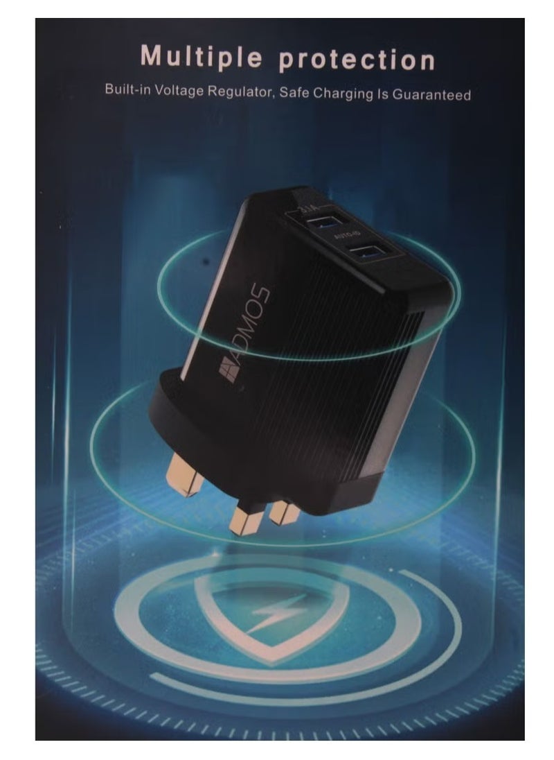 Admos - 60W PD QUICK CHARGER ADAPTER Compatible With Multiple Devices - Image 1