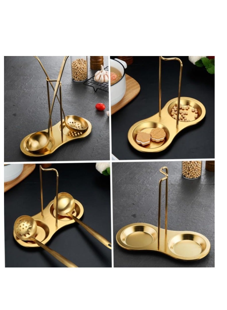 Stainless Steel Spoon Rest for Kitchen Utensils Ladle Holder for Stove Top Dishwasher Safe Organizer for Cooking Spoons and Utensil Rack - Image 2