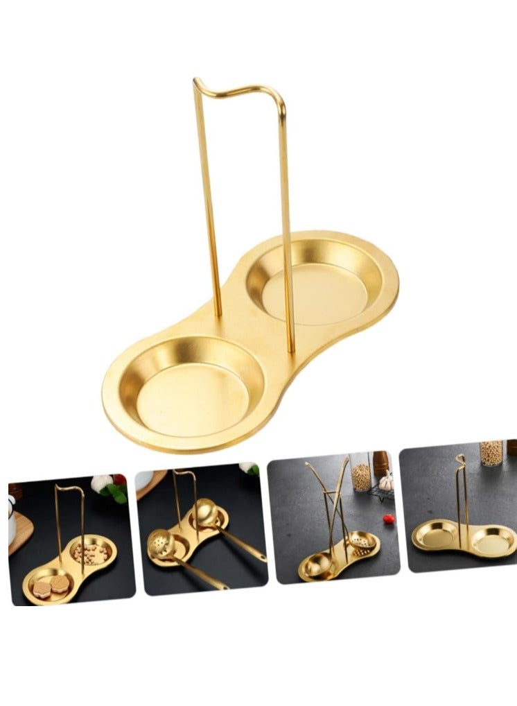 Stainless Steel Spoon Rest for Kitchen Utensils Ladle Holder for Stove Top Dishwasher Safe Organizer for Cooking Spoons and Utensil Rack - Image 1