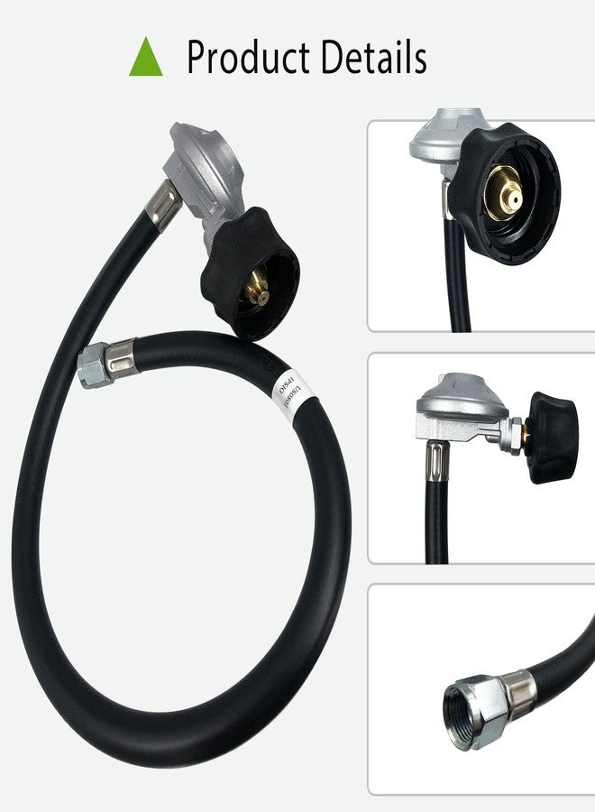 Yigiao Weber 25" Hose Regulator Kit for Weber Genesis/Spirit/Summit I/II Grille Regulator Replacement, Includes 200/210/300/310/330, Silver/Gold Series, For Grille Parts A - Image 2