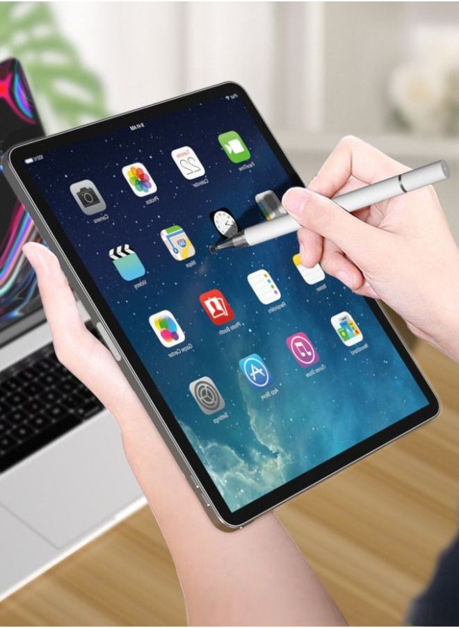 Generic - 2-in-1 Stylus Pen and Ballpoint Pen, Compatible with Apple, Android , Tablet/All Touch Devices，for Drawing Clips Office Notes - Image 1