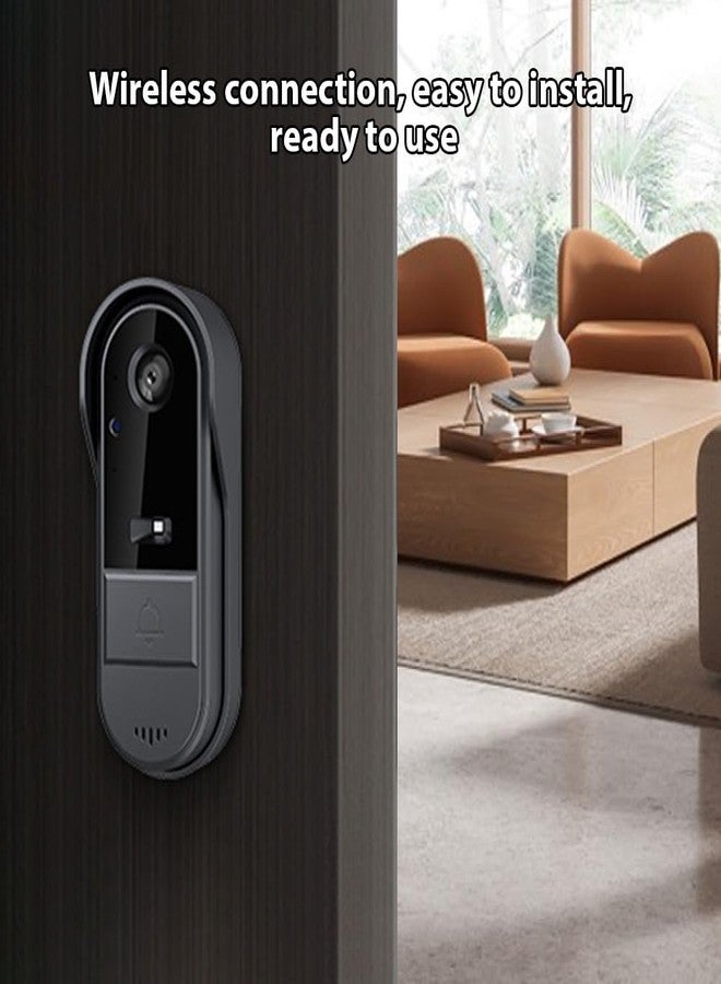 Swokely 4.3 Inch IPS Screen Wireless Doorbell with Camera Outdoor IP65 Waterproof 1080P Wireless Doorbell Intercom Infrared Night Viewing 2 Way Intercom for Home Office Villa Apartment - Image 2
