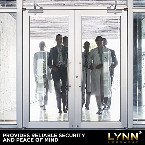 LYNN HARDWARE Medium/Heavy Duty Commercial Door Closer - DC7016 Surface Mounted, Grade 1- ADA & UL 3 Hour Fire Rated, Adjustable Size 1-6 for entrances & Aluminum storefronts- US26D Aluminum - Image 5
