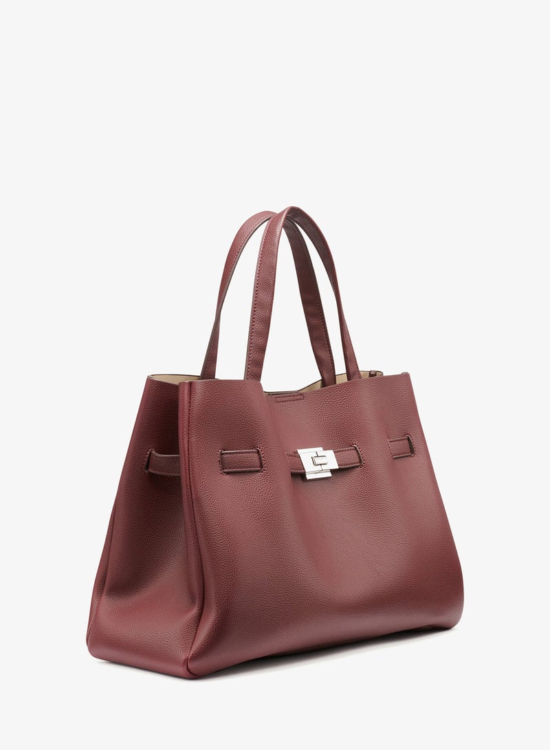 دكني حقيبة ساتشيل بمقبض علوي وشعار براير - Image 3