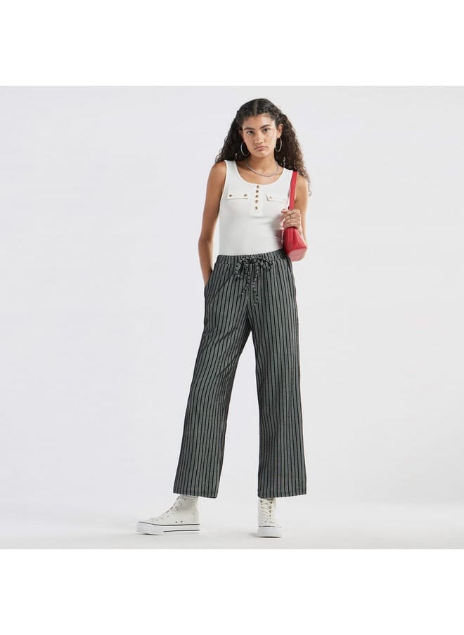 Splash FAV Striped Pants with Drawstring Closure  - Image 2
