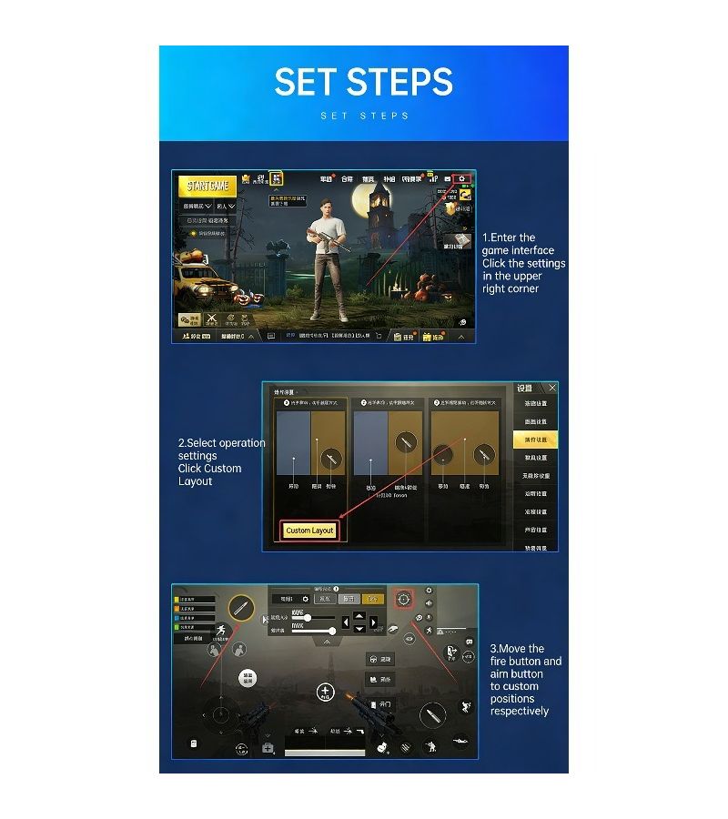 Fan Style Spring Clip Mobile Game Grip for 130-170Mm Controllers - Image 2