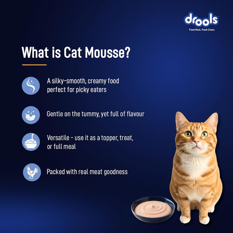 Drools Cat Ocean Fish Mousse 80g - Grain Free, High Protein, Easy to Digest - Image 5