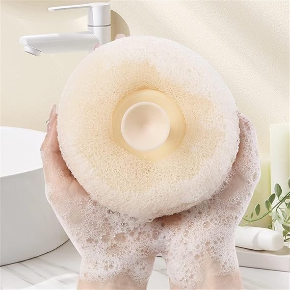 Cyrox Super Soft Bath Sponge Flower Bath Ball Shower Skin Cleaning Tool Loofah Bath Sponge Cleaning Brush Scrubber (1Pcs) - Image 5
