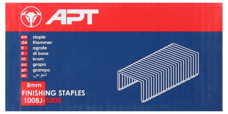 APT Finishing Staples 8 mm, 5000 Staples - Image 1