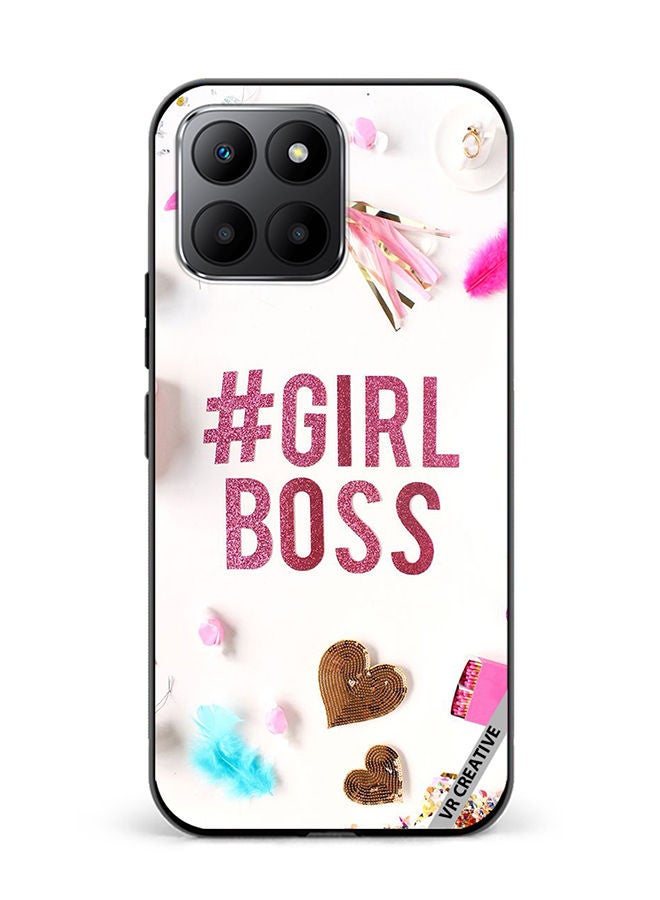 VR CREATIVE Protective Case Cover For Honor 70 Lite Girls Boss Design Multicolour - Image 1