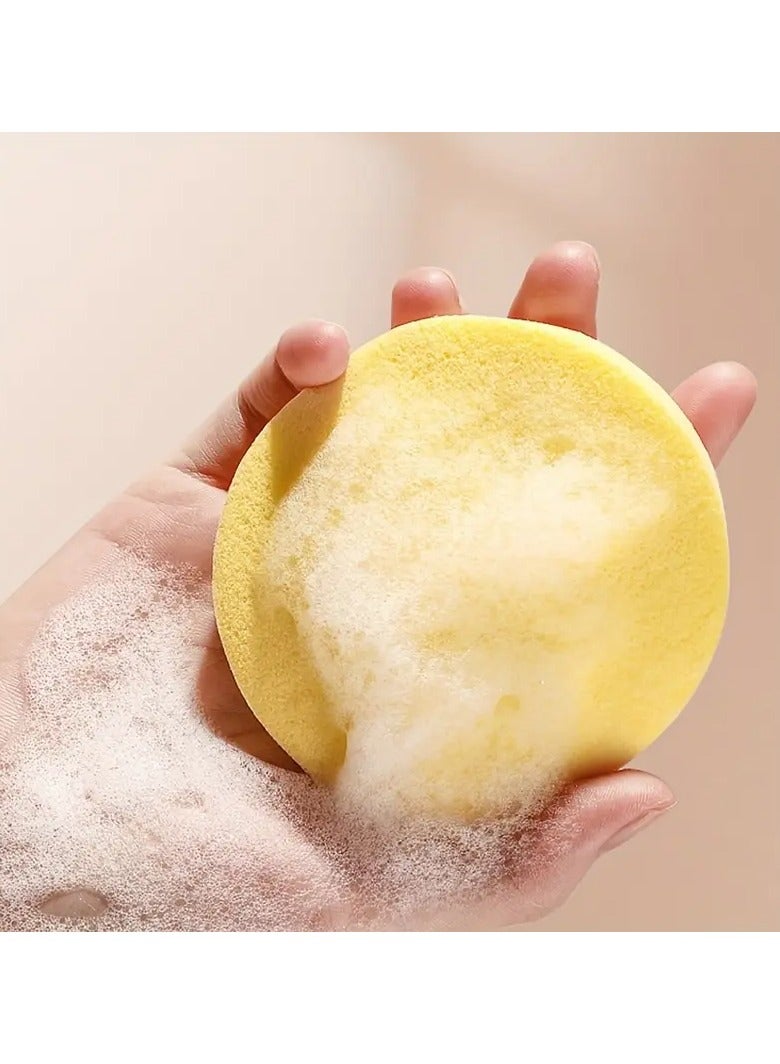 Ucanbe 48PCS Compressed Face Wash Sponges - Disposable Cleansing & Makeup Remover Sponges, Super Absorbent, Travel-Friendly (Random Colors) - Image 5
