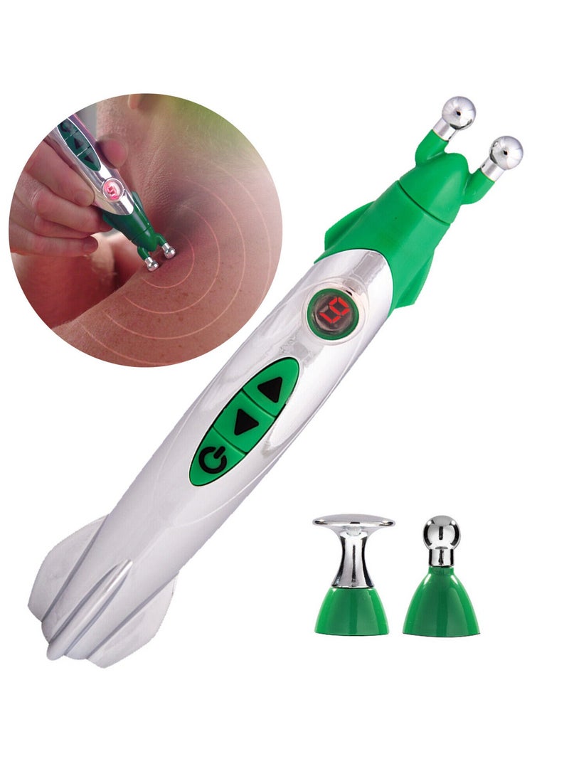 DubaiGallery Muscle Pain Relief Massage Pen Electric Pulse Acupuncture Acupoint Health Care - Image 1