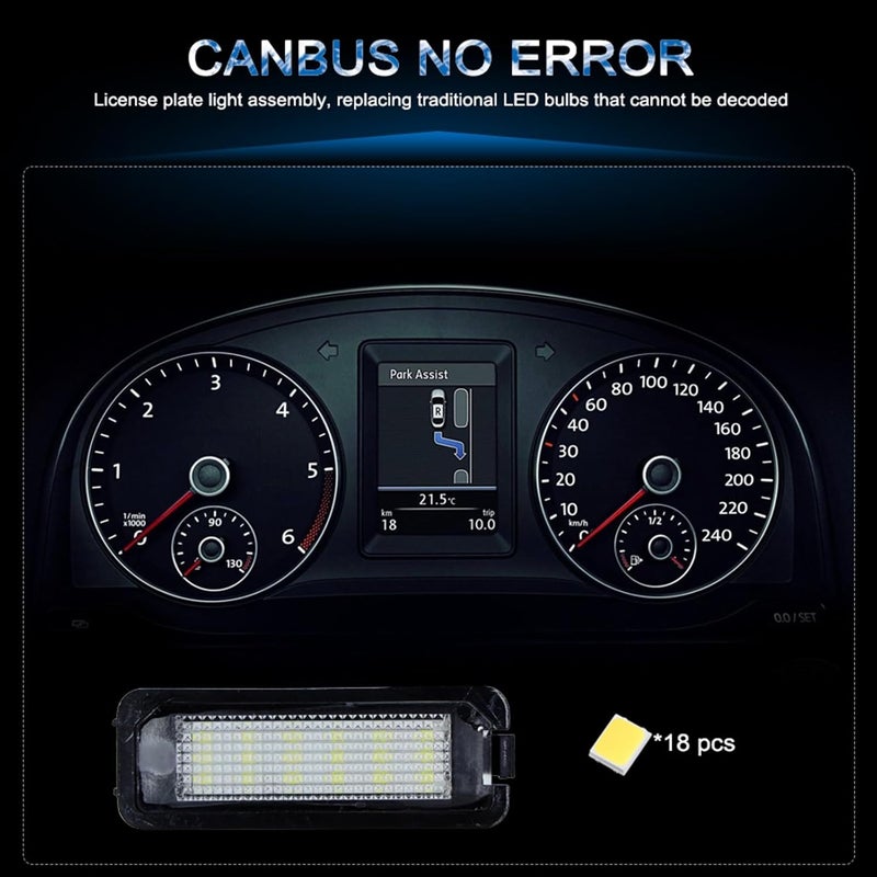 QASULER LED License Plate Light for Golf Models - Image 4