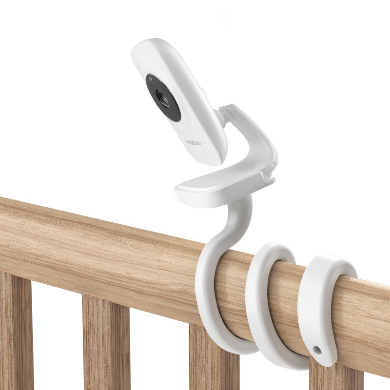 Aobelieve Flexible Clip Clamp Mount for HelloBaby HB50 Baby Monitor Camera - Image 1