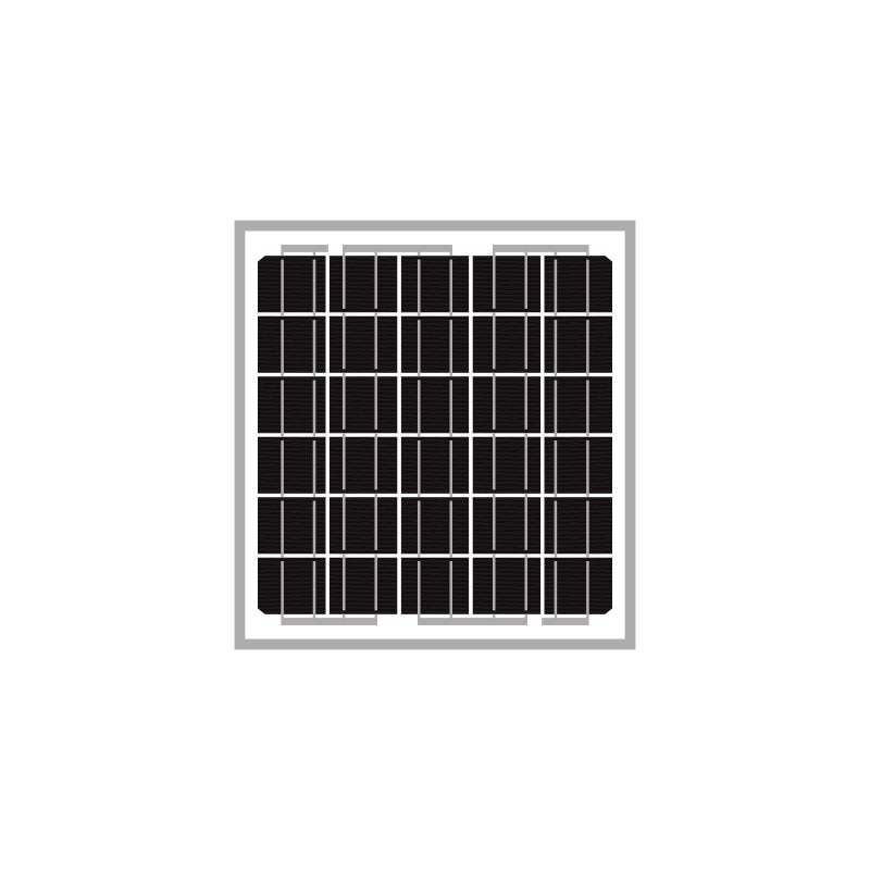 Newpowa 5WWatts 12VVolts 5W Monocrystalline 10BB Solar Panel Battery Maintainer HighEfficiency PV Module Power for Battery Charging of Boat RV Gate Opener Fences
