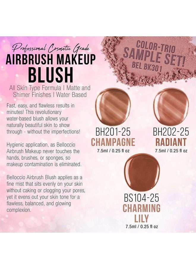 Belloccio Makeup Trio Sample Blush Set 