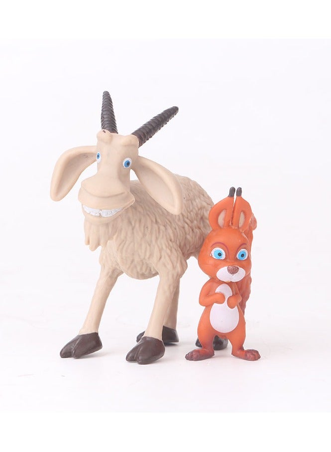 10 قطع مجسم ماشا والدب ماشا والدب ألعاب مجسمات أنيمي - Image 5