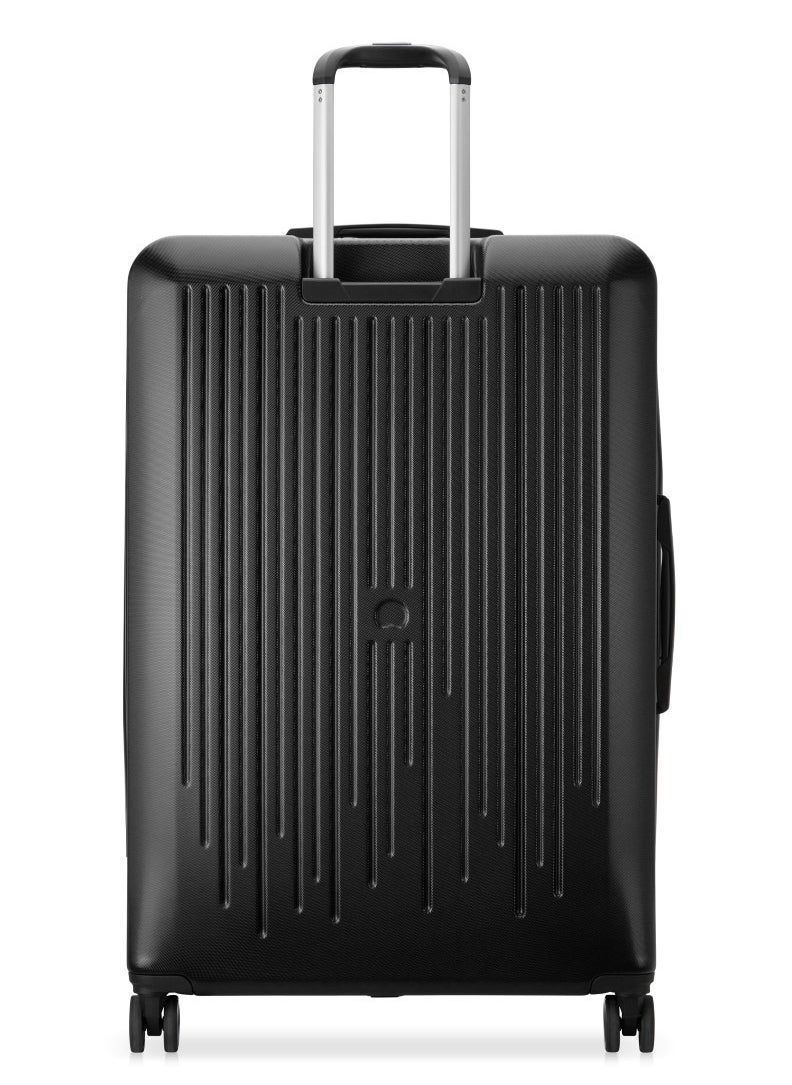 DELSEY - Christine Hardside Expendable Double wheel luggage cabin trolley suitcase 55cm/22Inch, 3.0kg, 38+5L black - Small - Image 1