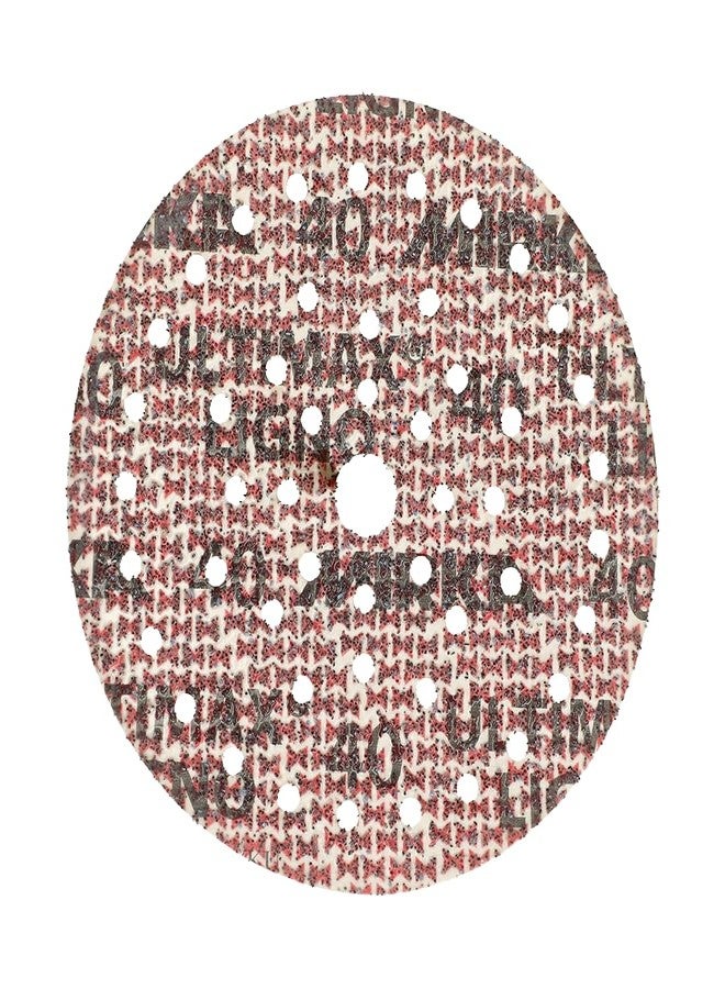 Mirka Ultimax Ligno 5 Inch Wood Sanding Discs Grit 150 Hook and Loop Attachment 100 Count with Dust Hole Pattern - Image 3