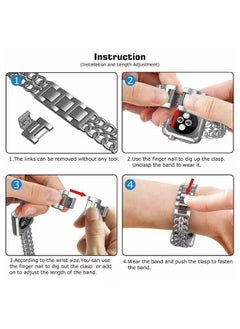 NIBEMINENT Suitable for Apple watch7 watchband chain  - Image 3