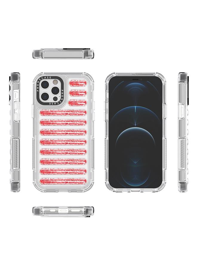 Zaboon Case For iPhone 12 Pro Max Capsule Glitter TPU Hybrid PC Airbag Phone Case - Image 3