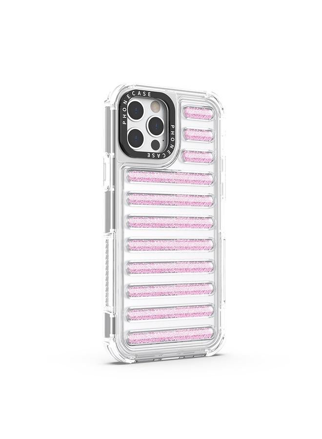 Zaboon Case For iPhone 12 Pro Max Capsule Glitter TPU Hybrid PC Airbag Phone Case - Image 4