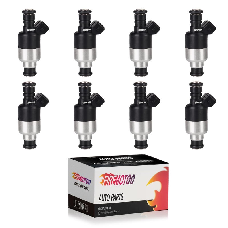 FIREMOTOO Fuel Injectors Pack of 8 6 Holes for Chevy Camaro Caprice Corvette Impala for Cadillac Fleetwood for Buick Roadmaster for Pontiac Firebird 57L V8 1994 1995 1996 1997 - Image 2