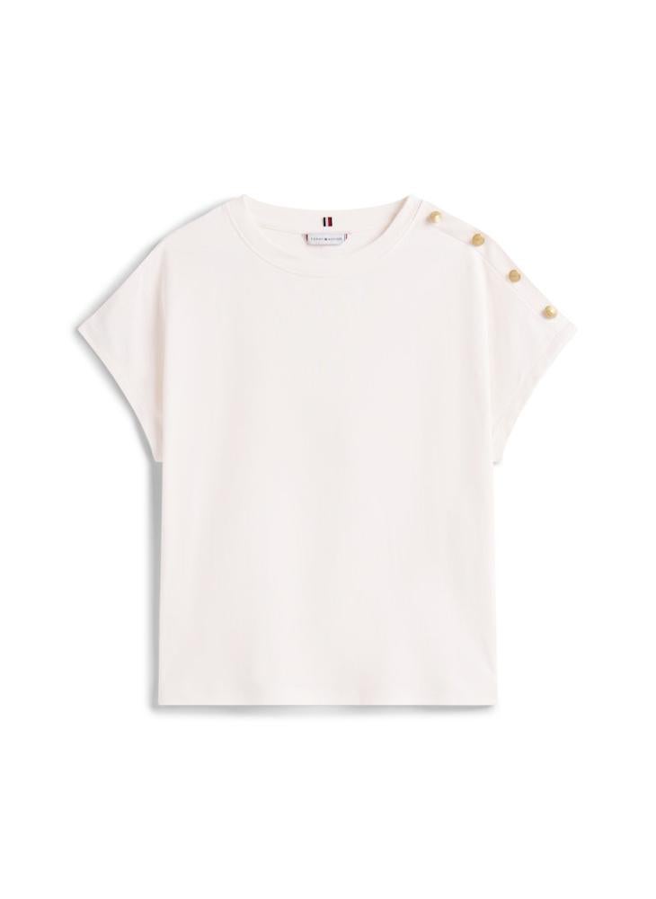 تومي هيلفيغر تيشيرت بياقة دائرية مخطط - Image 5