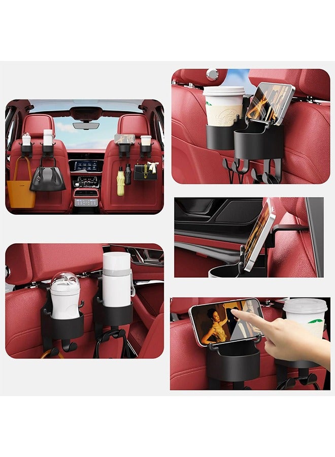 Multifunctional Hook for Car Seat Back, Back Seat Cup Holder with Hooks, Multifunction Seat Cup Holder Hook for Car - Image 5