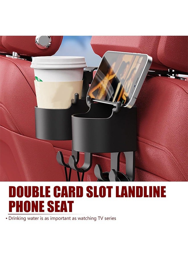 Multifunctional Hook for Car Seat Back, Back Seat Cup Holder with Hooks, Multifunction Seat Cup Holder Hook for Car - Image 3