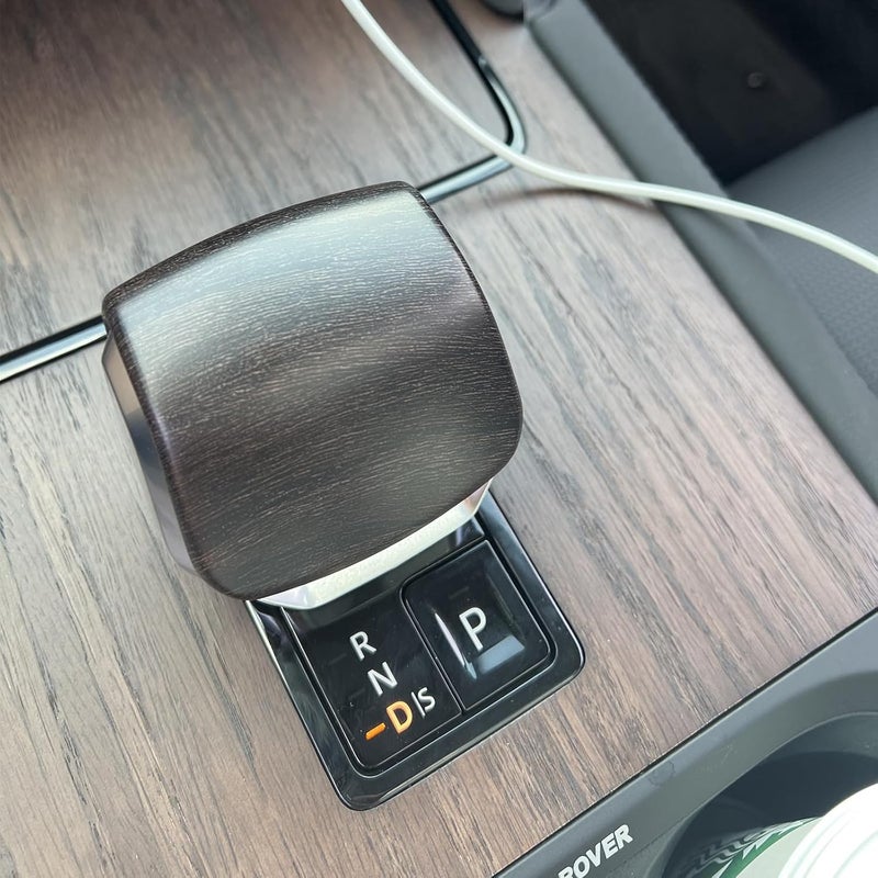 New Interior Trim Center Gear Shift Knob Cover Accessories for Land Rover Discovery Range Rover Sport Velar 2022 2023 2024 2025 (Grain Pattern) - Image 2