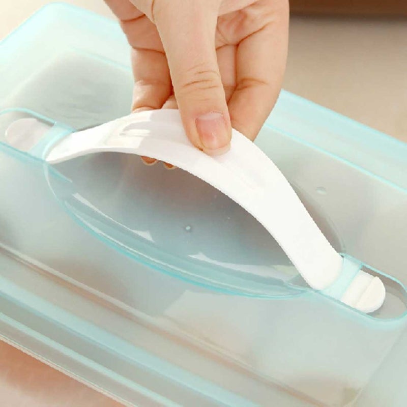 Drake Double Layer Egg Storage Container Plastic Portable Airtight Egg Holder with Lid Plastic Container with HandleMulticolour24 Grid - Image 3