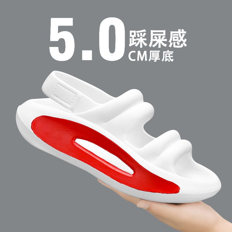 New Fashion Slip-On Slippers Plus Size Korean Casual Couple Comfortable Beach Shoes Summer Trendy Men'S Sandals - Image 2
