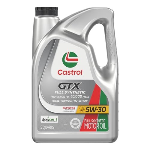 Castrol زيت محرك كاسترول جي تي إكس كامل الاصطناعي 5W-30، 5 كوارت - Image 1