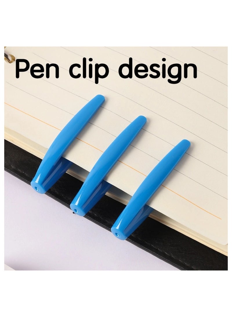 Deli 12-Piece Flickwell Ballpoint Pen 0.7mm Mini Tip Blue Ink  - Image 3