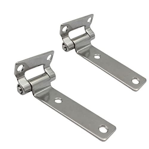 NRC&XRC 2Pack Stainless Steel 304 T-Shape Door Hatch Hinge 5.4”(135mm) for Container Vans Caravans Polish Marine Boat Hardware Counter Back Flap Hinges - Image 1