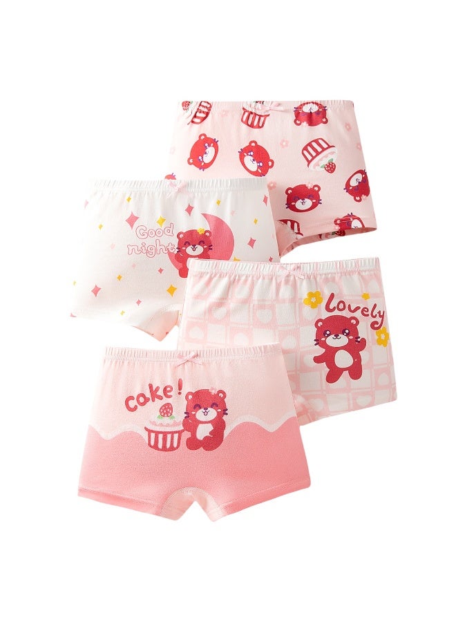 KUYING New Comfortable Skin friendly Breathable Underwear Set 0f 4 
