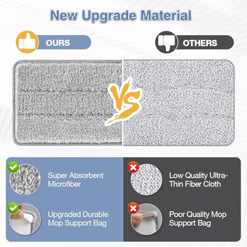 UPKARANWALE Microfiber Cloth for Kitchen, Kitchen Cleaning Cloth, dusting Cloth, mop Refills for Floor Cleaning, Hotel, Cafe, Restaurant Micro Fiber Cloth for Cleaning (32 x12 CM , Set of 3) - Image 4