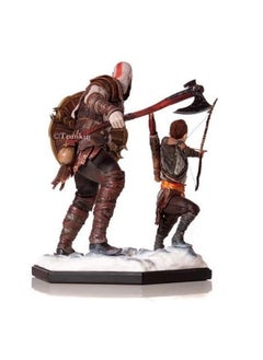 Trunkin Trunkin Rubber God of War Kratos & Atreus Action Figure | PVC Collectible Weeb Manga Toy Figurine (Multicolor - 20 Cms)  - Image 3