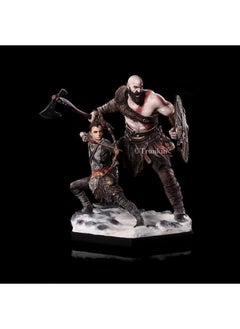 Trunkin Trunkin Rubber God of War Kratos & Atreus Action Figure | PVC Collectible Weeb Manga Toy Figurine (Multicolor - 20 Cms)  - Image 5