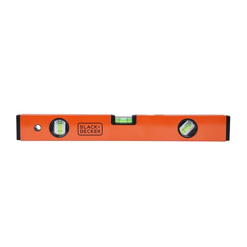 BLACK+DECKER BDHT43188 Aluminium Box Beam Level 40cm (Orange) - Image 1