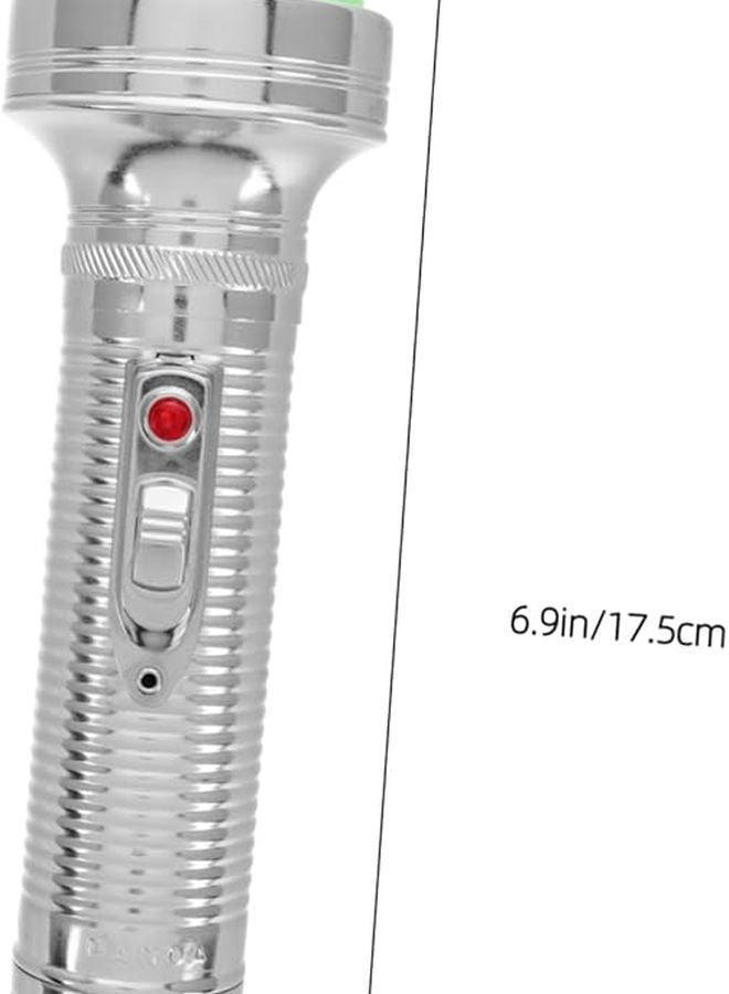 مصباح يدوي معدني كلاسيكي، مصباح تخييم بأسلوب قديم، مشغل بالبطارية، مصباح زخرفي من الفن الشعبي - Image 3
