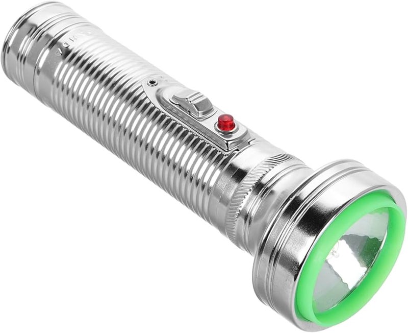 مصباح يدوي معدني كلاسيكي، مصباح تخييم بأسلوب قديم، مشغل بالبطارية، مصباح زخرفي من الفن الشعبي - Image 2